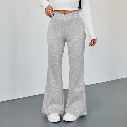 Damen Relaxed Fit Freizeithosen mit weitem Schnitt EB