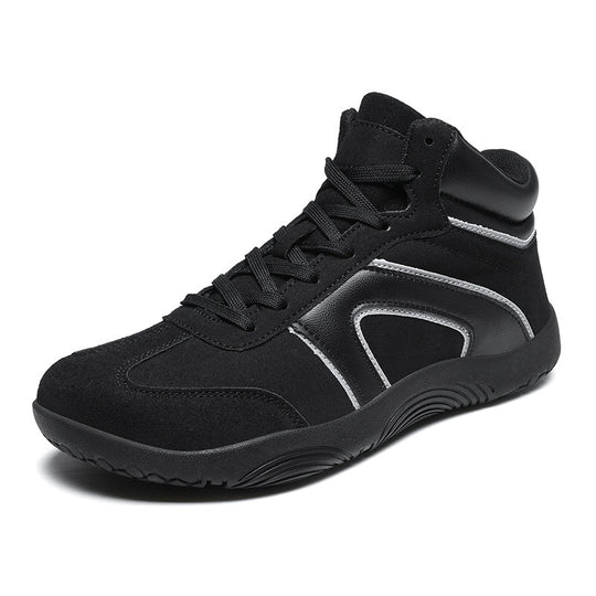 Damen Sportliche High-Top Sneaker mit strapazierfähigem Obermaterial und rutschfester Sohle EB