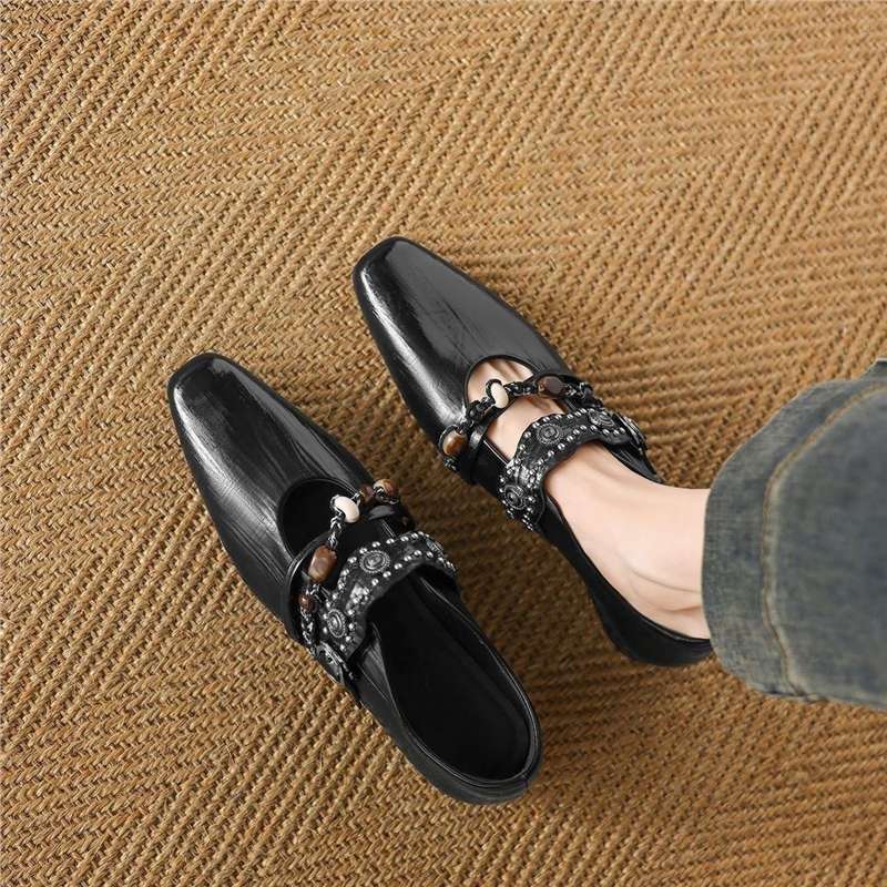 Damen elegante Quasten-Slipper EB
