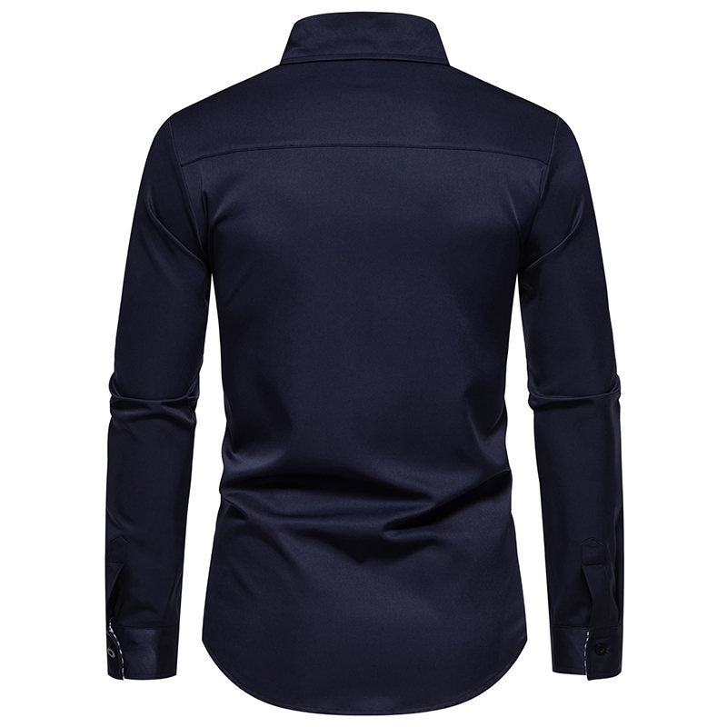Herren LANGARMHEMD MIT MODERNEM STREIFENDESIGN EB