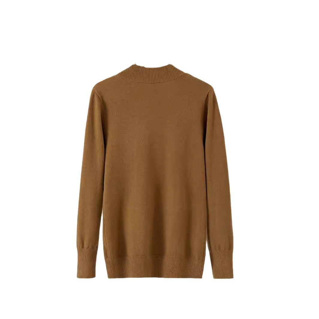 Damen gemütlicher Strickcardigan mit praktischen Taschen und offenem Schnitt EB