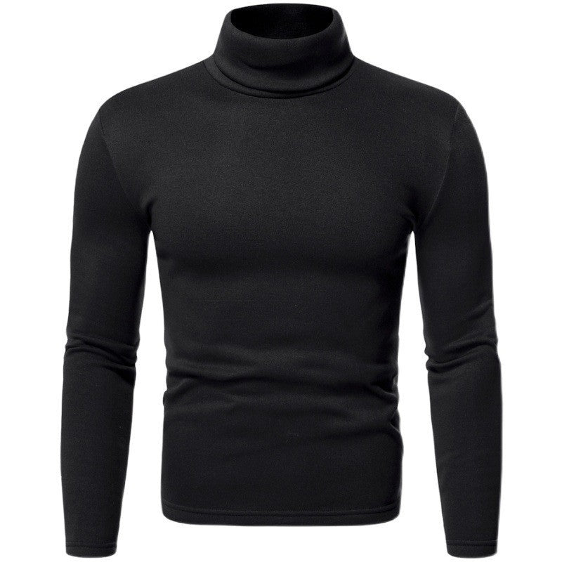 Herren Rollkragenpullover aus weichem Baumwoll-Mix EB