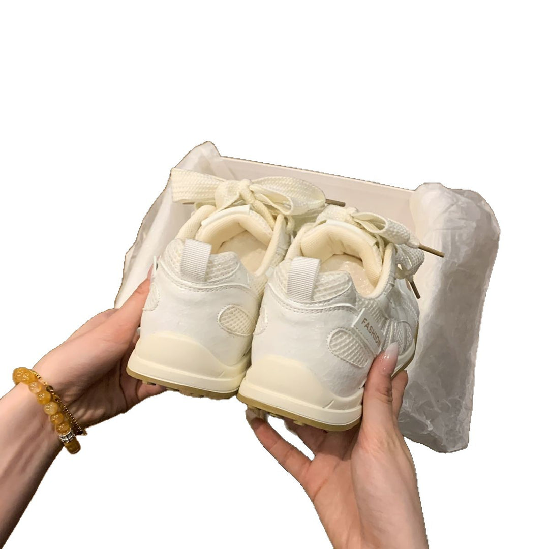 Damen Sneaker mit atmungsaktivem Mesh-Obermaterial und einzigartigem Schleifen-Design EB