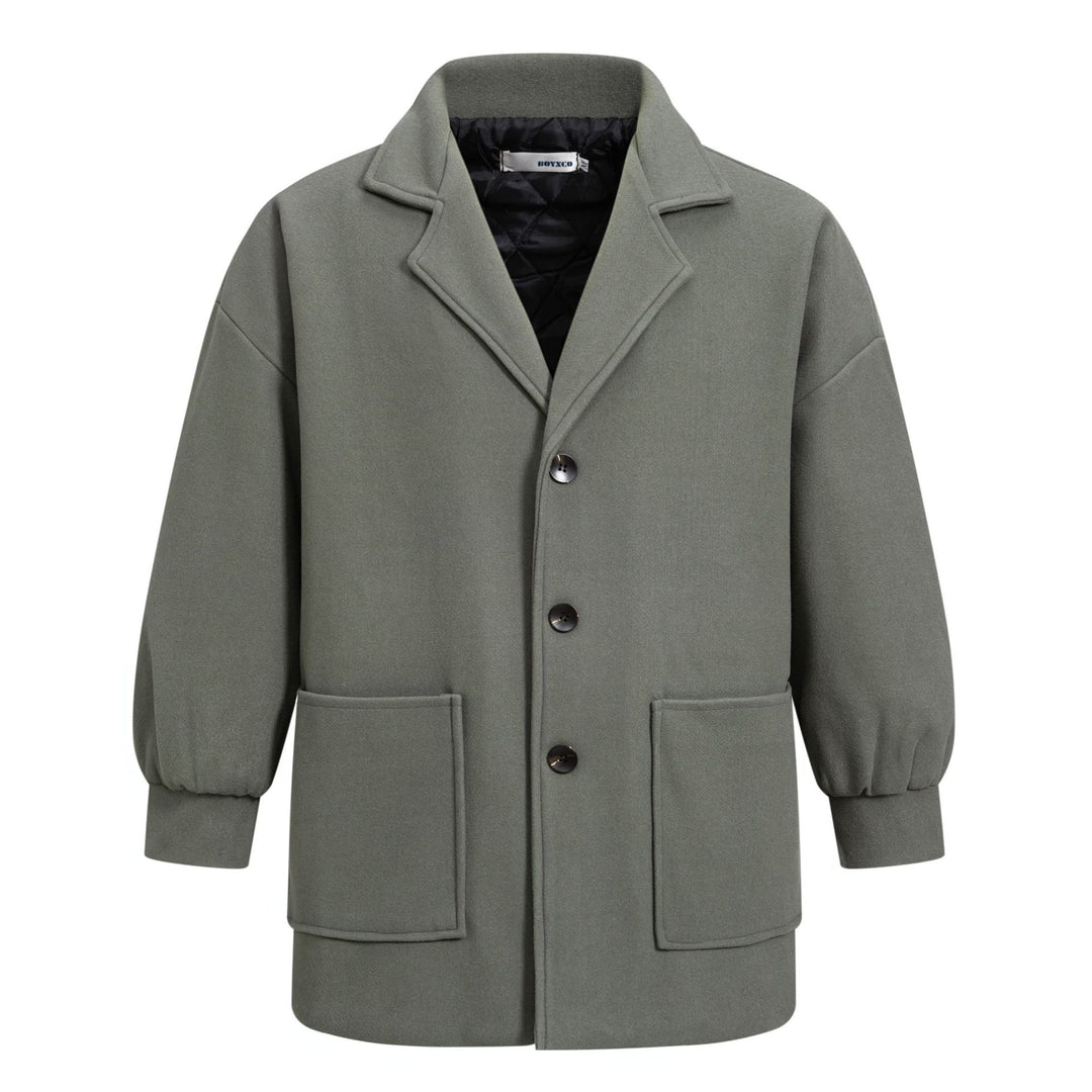 Damen Übergröße Blazerjacke mit komfortabler Passform und praktischen Taschen EB