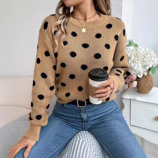 EB | Polka Dot Strickpullover