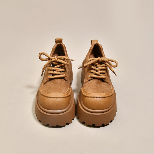 Damen Chunky Schnürschuhe mit robustem Plateau von EB