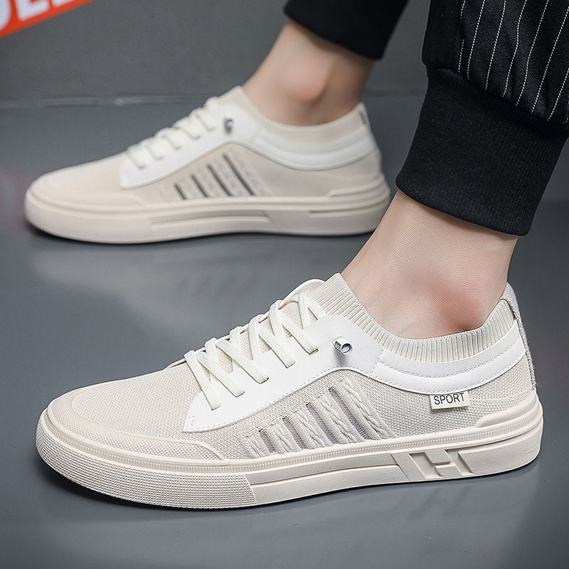 Damen Sportliche Freizeitsneaker mit atmungsaktivem Obermaterial und rutschfester Sohle EB