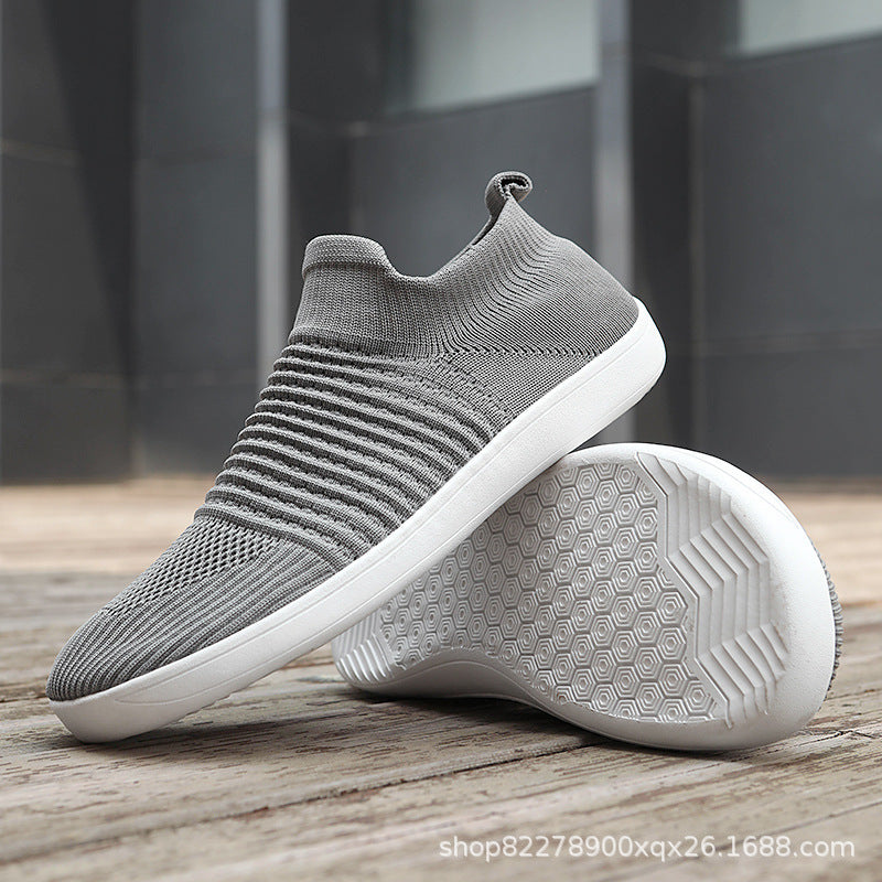 Unisex nan sockenähnlicher Stricksneaker mit elastischem Schaft und rutschfester Gummisohle EB