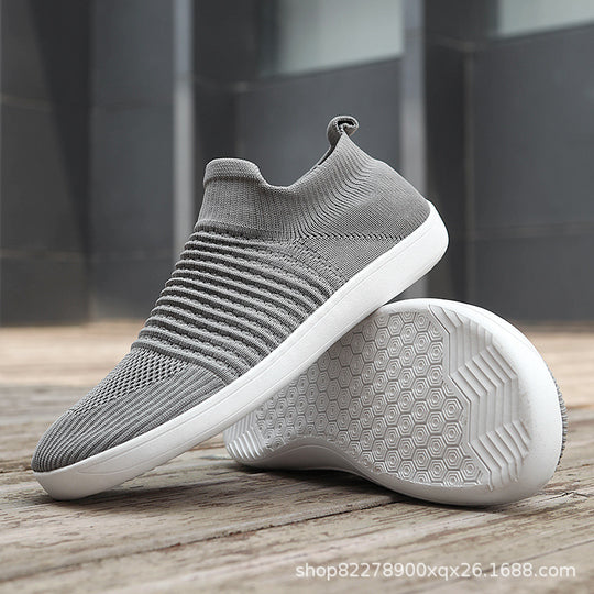 Unisex nan sockenähnlicher Stricksneaker mit elastischem Schaft und rutschfester Gummisohle EB