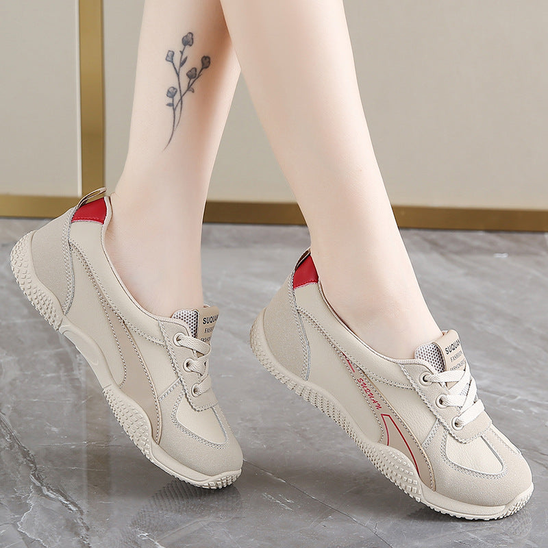 Damen sportliche Sneakers mit atmungsaktiver Mesh-Oberfläche und flexiblem Sohlenprofil EB