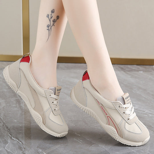 Damen sportliche Sneakers mit atmungsaktiver Mesh-Oberfläche und flexiblem Sohlenprofil EB
