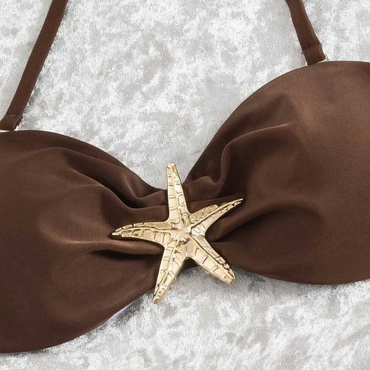 Damen Bikini-Set mit luxuriösem Sternenakzent EB