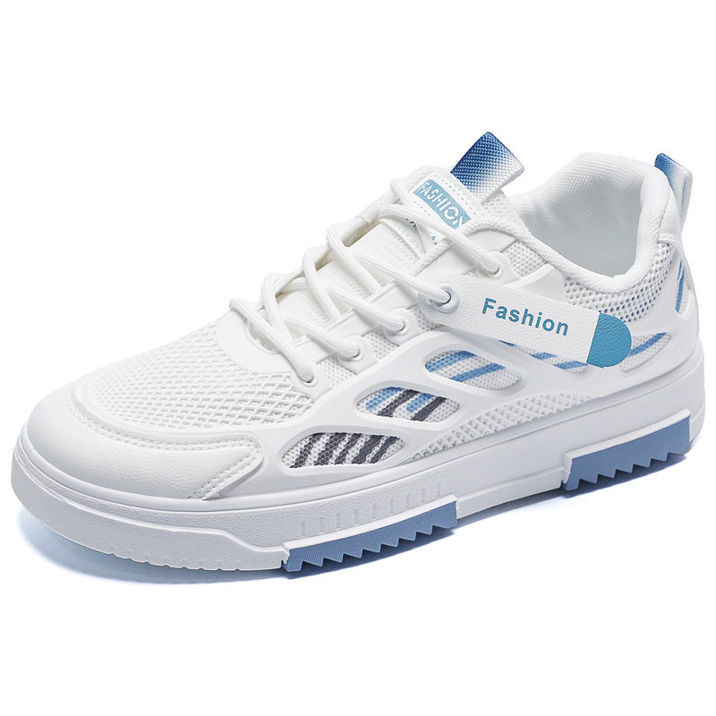 Damen atmungsaktive Freizeitsneakers mit modischer Gummisohle EB