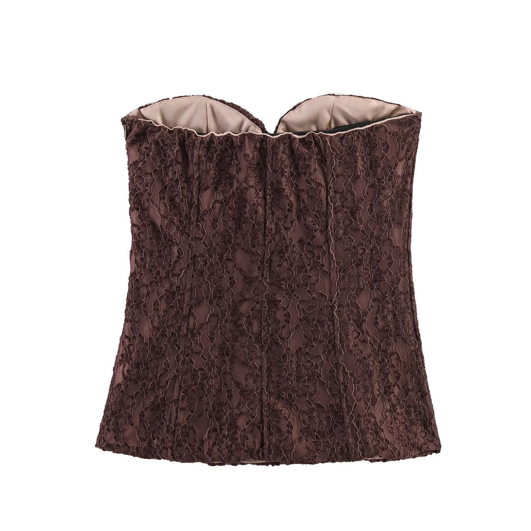 Damen Spitzen-Bustier mit verführerischem Design und eleganten Details EB