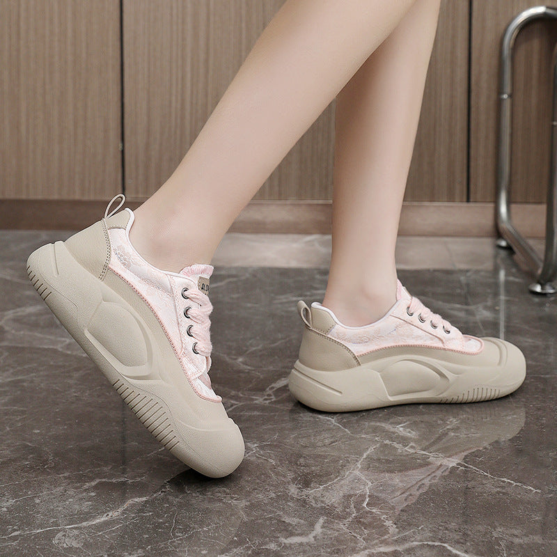 Damen modische komfortable Sneakers mit stoßdämpfendem Design EB