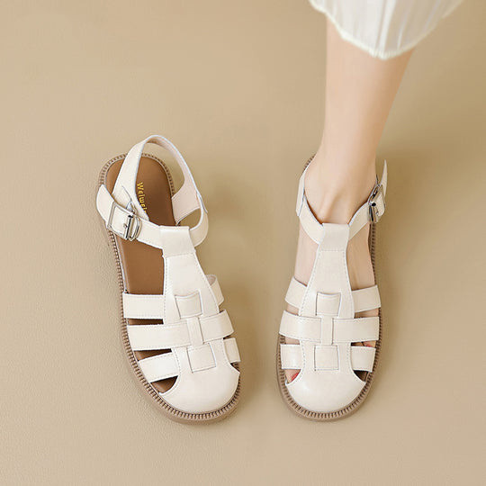 Damen Komfortable Sandalen mit modischem Riemendesign EB