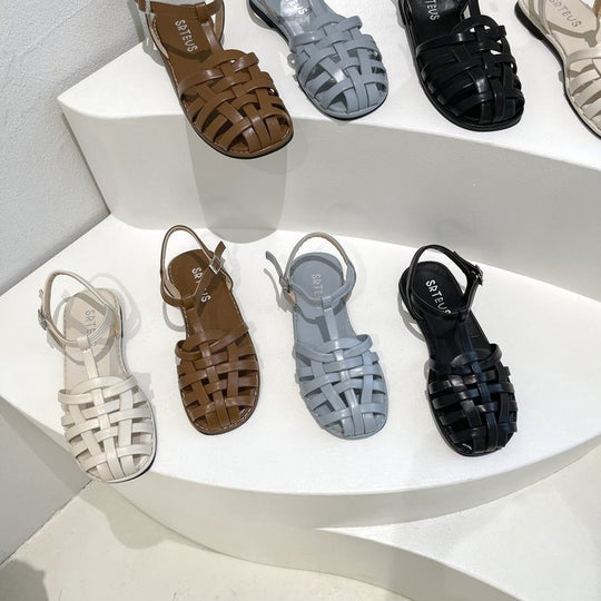 Damen Komfortable und atmungsaktive Zehentrenner-Sandalen EB