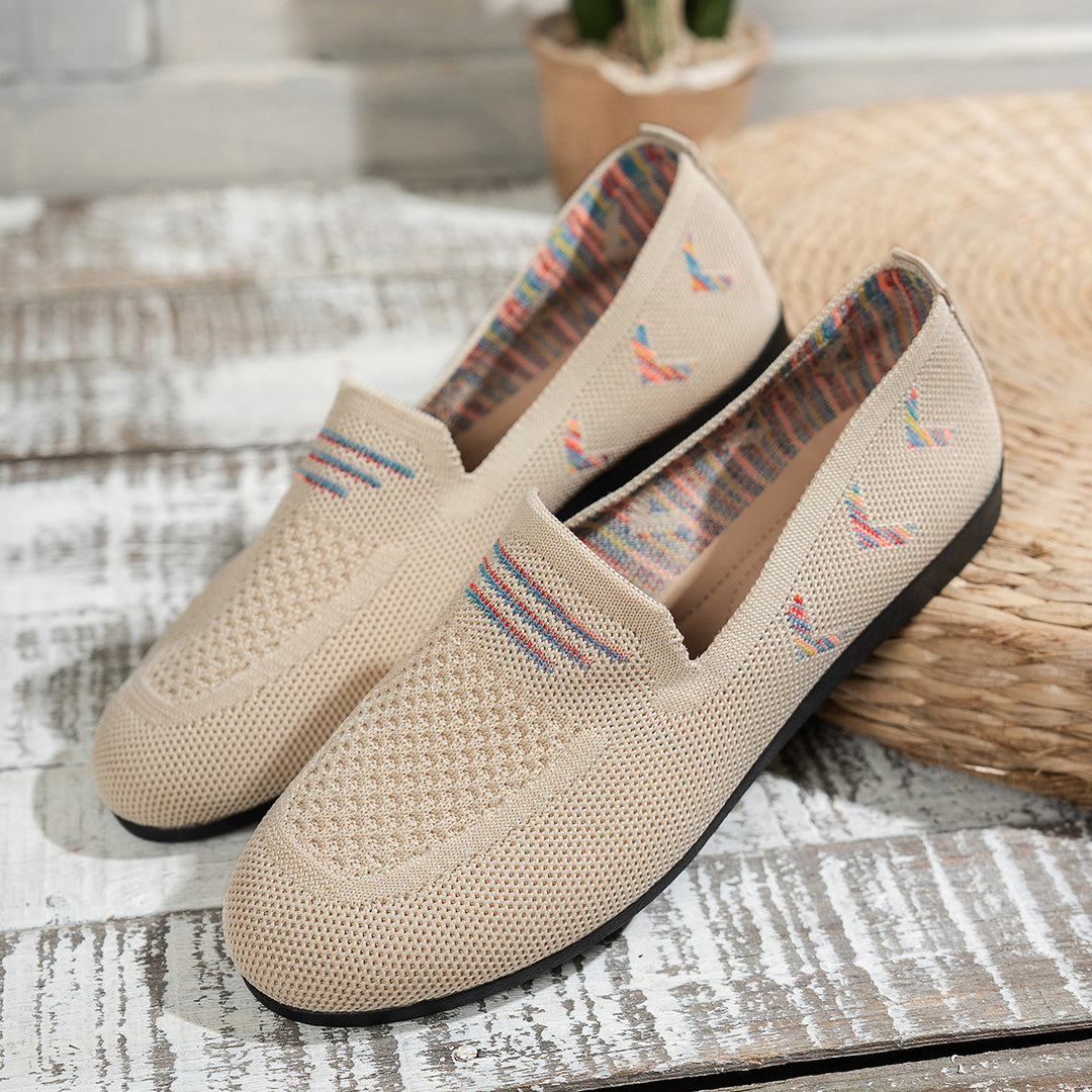 Damen Atmungsaktive Schuh mit elastischem Riemendesign EB