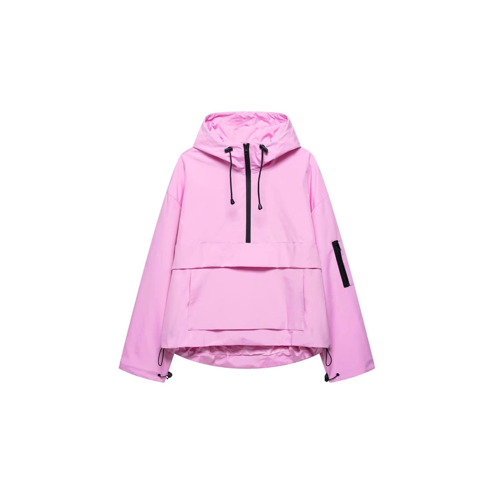 Damen leichte Anorakjacke mit praktischen Taschen EB