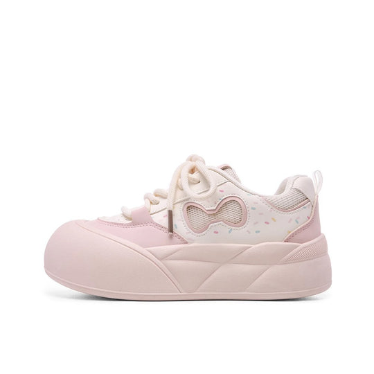 Damen Komfortable Sneakers mit verspielten Applikationen EB