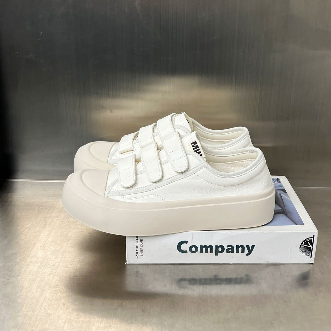 Damen Plateau-Sneaker mit verstellbarem Klettverschluss und innovativer Sohlenkonstruktion EB