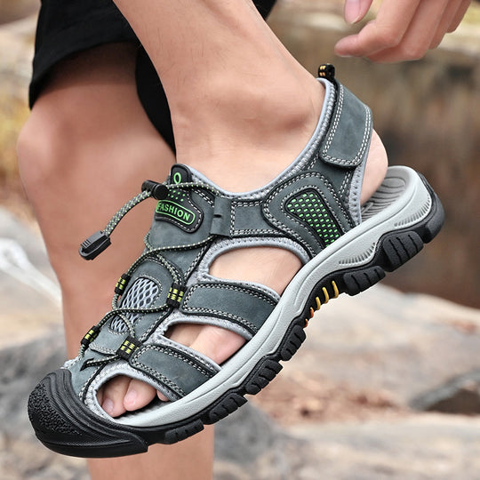 Damen Sportliche Outdoor-Sandalen mit schnellschnürbarem System und stabiler Sohle EB