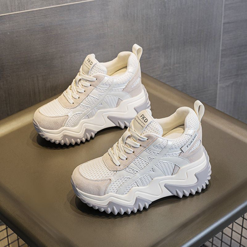 Damen Sportliche Chunky Sneakers mit atmungsaktivem Obermaterial und dämpfendem Design EB