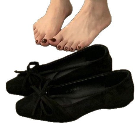 Damen Ballerinas mit dekorativem Schleifenakzent und weichem Innenfutter EB