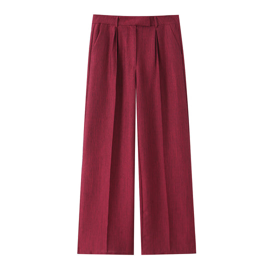 Damen Zweiteiliges Anzug-Outfit mit ärmelloser Weste und locker sitzenden Hose EB