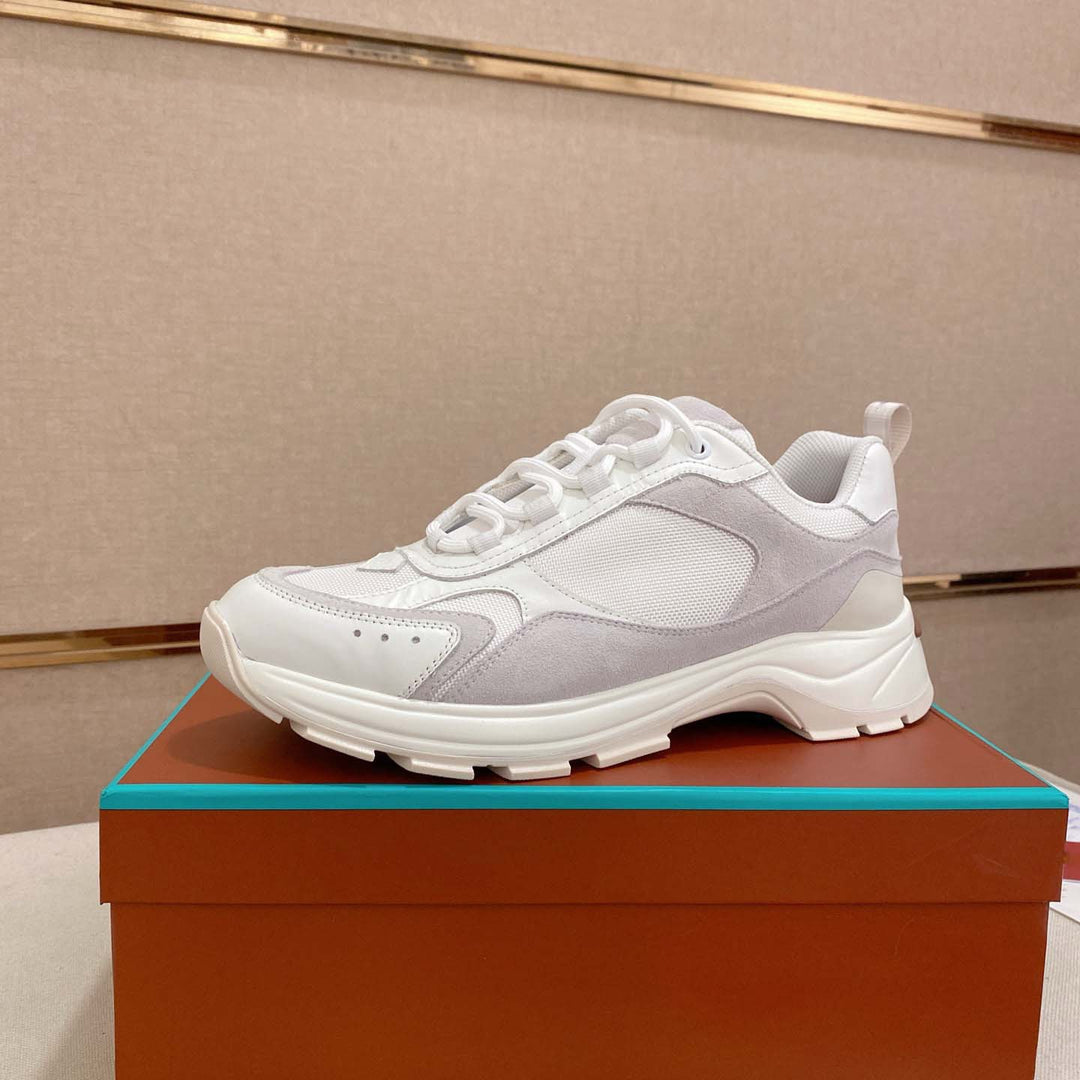 Damen sportive Freizeitsneakers mit atmungsaktiver Oberflächenstruktur und dämpfender Sohle EB