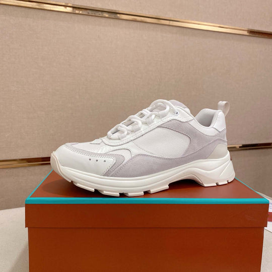 Damen sportive Freizeitsneakers mit atmungsaktiver Oberflächenstruktur und dämpfender Sohle EB