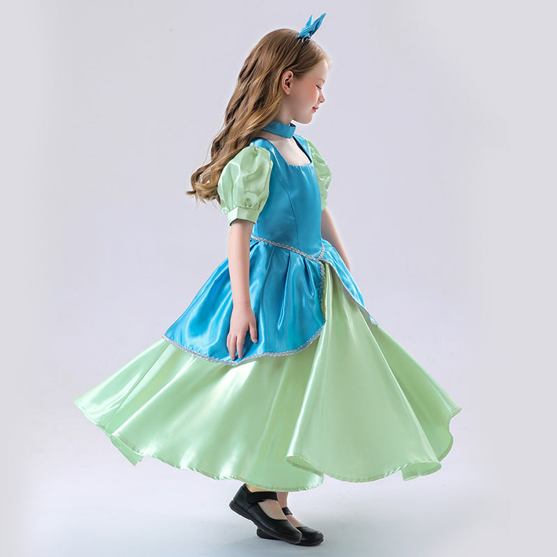 Mädchen Prinzessinnenkleid mit Rüschen EB