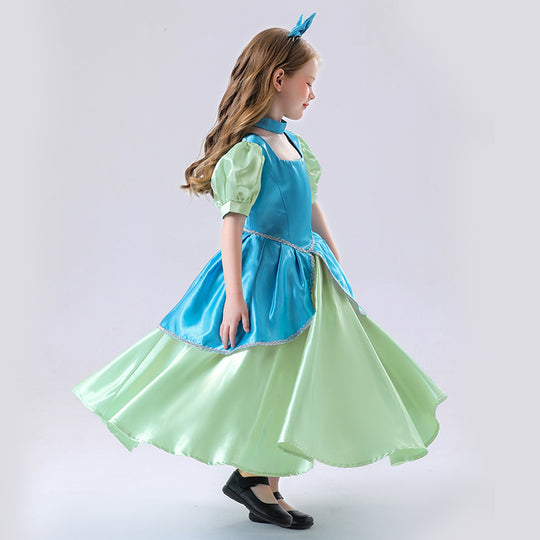 Mädchen Prinzessinnenkleid mit Rüschen EB