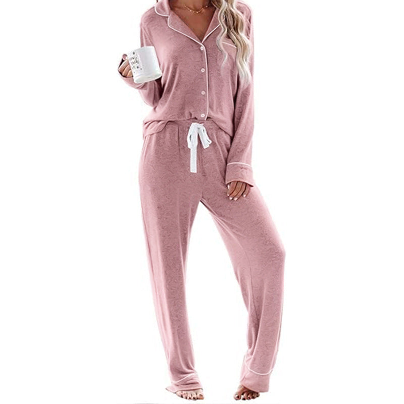 Damen Schlafanzug-Set aus weichem, atmungsaktivem Material EB