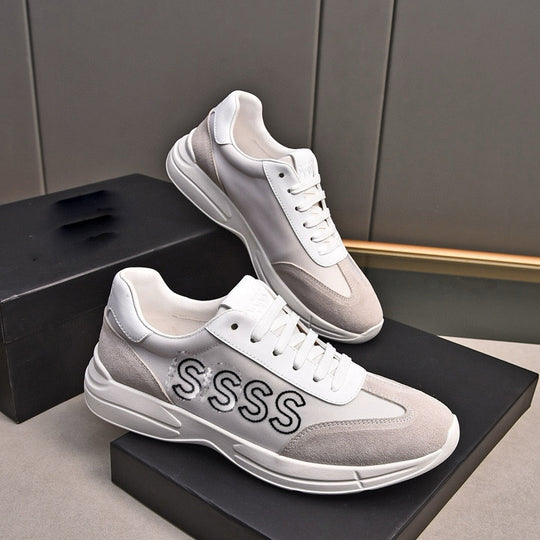 Damen Sportliche Sneaker mit modischem Textil-Design und rutschfester Sohle EB