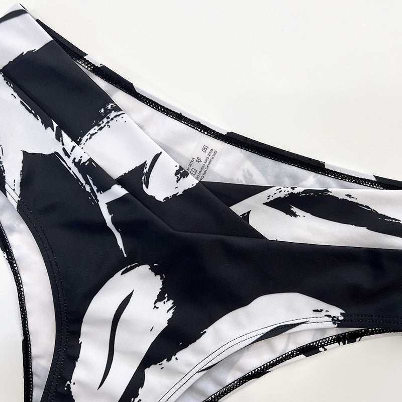 Damen Strandkimono mit floralem Muster und seitlichem Schlitz EB