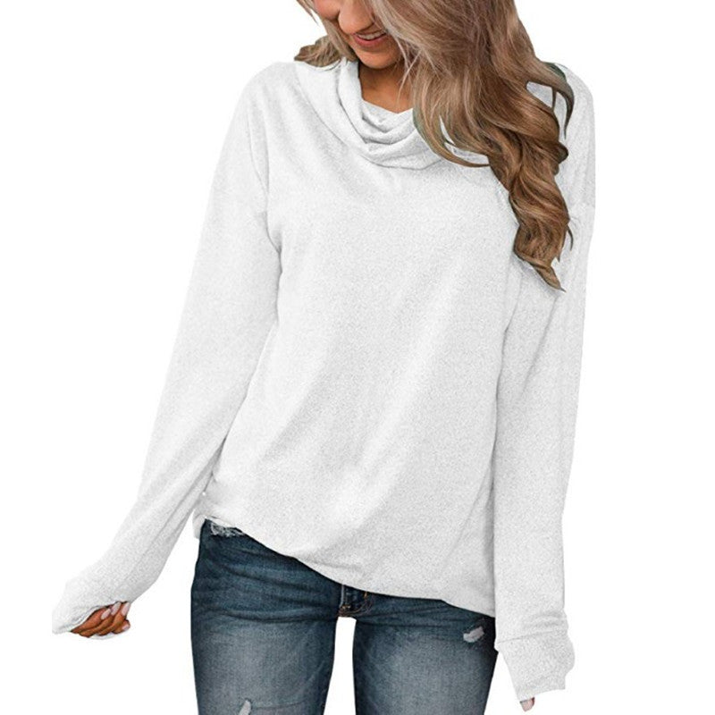 Damen Legerer Rollkragenpullover mit weichem Material EB