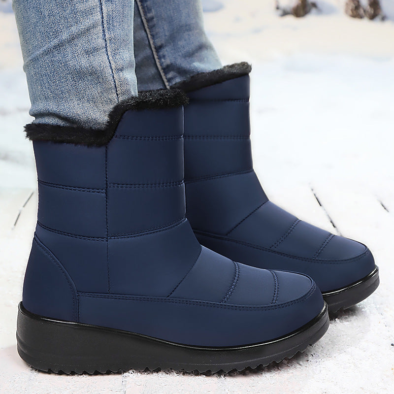 Damen Winterstiefel mit warmem Futter und rutschfester Sohle EB