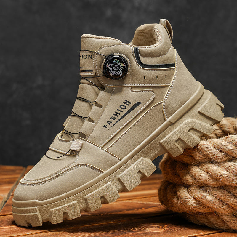 Damen Stabile Outdoor-Schnürstiefel mit rutschfester Sohle und atmungsaktivem Futter EB