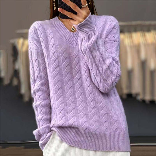 EB | Pullover mit Zopfmuster
