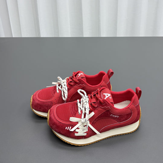 Damen Sportliche Sneaker mit innovativer Schnürtechnologie und atmungsaktiver Obermaterialkombination EB