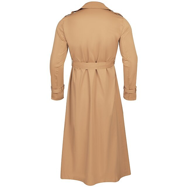 Herren eleganter Trenchcoat mit hochwertiger Verarbeitung und durchgehendem Futter EB