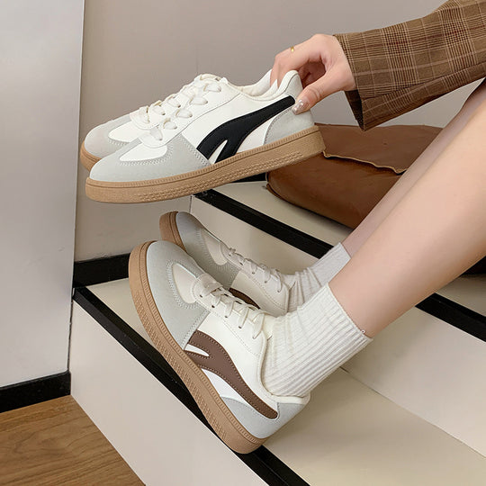 Damen Komfortable Sneakers mit klassischer Silhouette und rutschfester Laufsohle EB