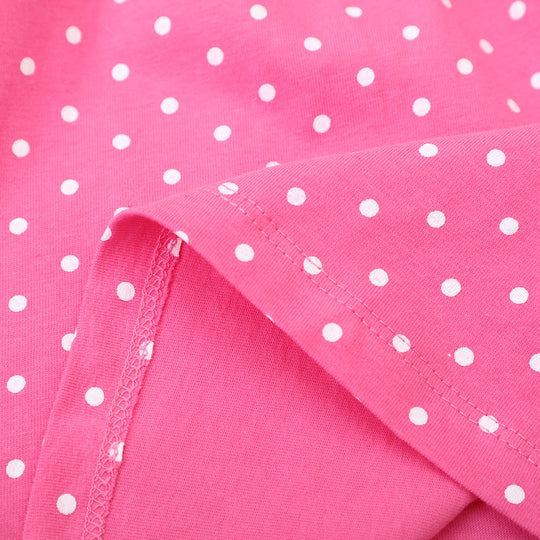 Mädchen kurzärmeliges Kleid mit buntem Aufdruck EB