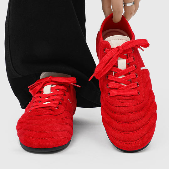 Damen Komfortable Lifestyle Sneakers aus Veloursleder EB