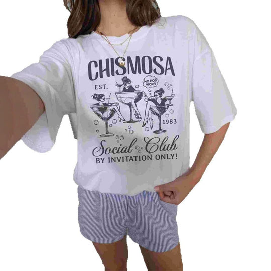 Damen T-Shirt mit coolem Grafikprint und lässiger Passform EB