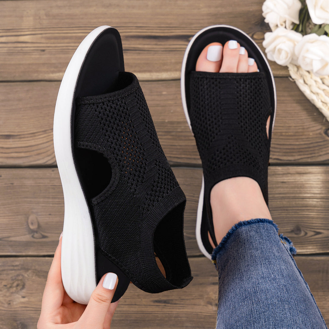 Damen Sportliche Sandalen mit atmungsaktivem Obermaterial und flexiblem Sohlenkonzept EB