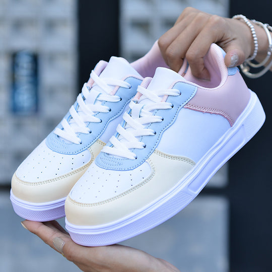 Damen Sportliche Sneakers mit atmungsaktiver Oberflächenstruktur und bequemem Fußbett EB