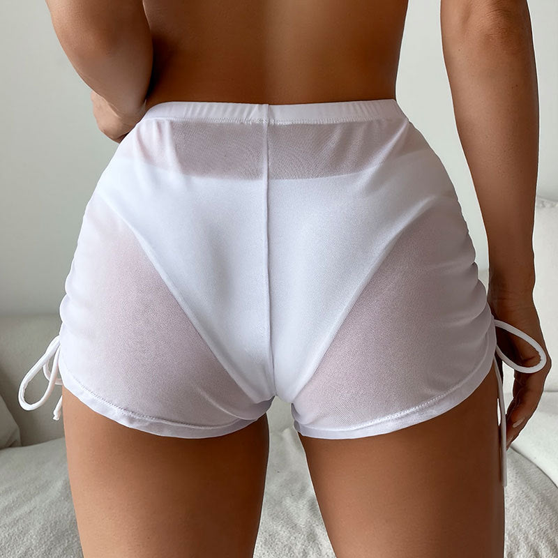 Damen Stylische Badeshorts mit Raffungen EB