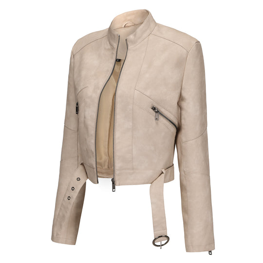 Damen moderne croppedjacke mit stylischem Detail EB